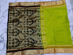 Elegant Green Saree