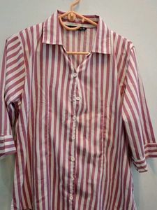 Striped Button-Down Shirt