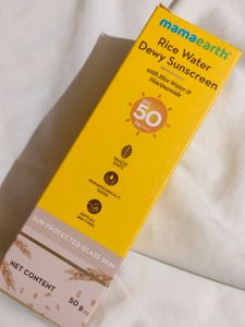 Mamaearth Rice Sunscreen