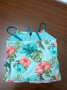 colourful beachy padded top