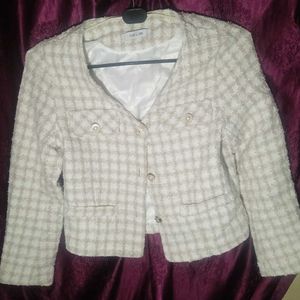Chic Tweed Style Jacket