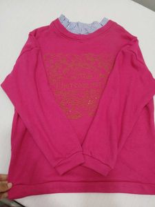 Cute Pink Layered Top