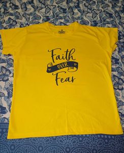 TRENDY YELLOW T-SHIRT