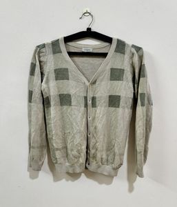 Full Sleeve Olive Green Winter Sweater