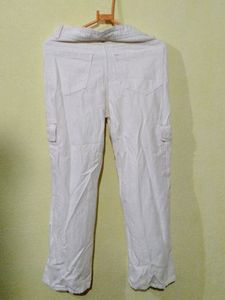 White Cargo Jeans
