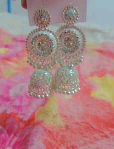 Silver Jhumka Earrings ✨