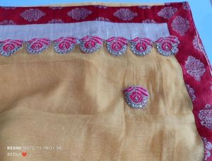 Yellow Supernet Saree💥 Price Drop