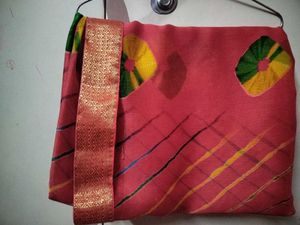 Elegant Pink Saree
