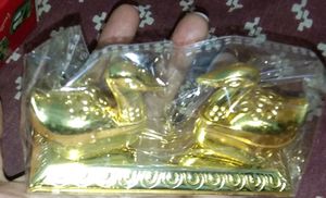 Brand New Haldi Kumkum Dan,  Brass, Unopened