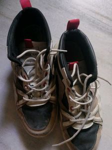 Vintage Guo Chao High-Top Sneakers
