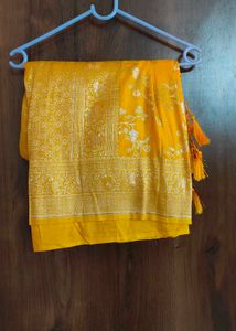 Yellow Floral Saree