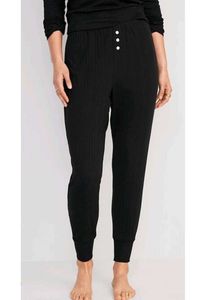 High-Waisted Pajama Jogger Pants