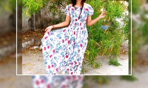 Beautiful Streching Beach Dress