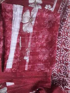 Floral Maroon new saree