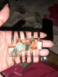 Combo of five Gemstone  Bracelet Set
