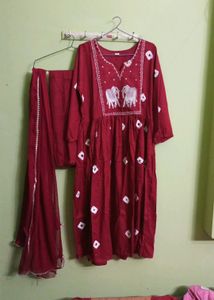 New/Unused Jaipuri Printed Kurti Set