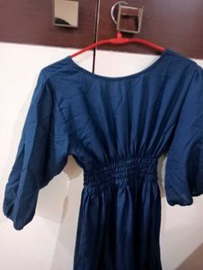 Peacock Colour Dress (XL)
