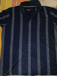 Striped Navy Blue Shirt