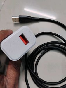 Boat Braided TypeC Cable With 18w Ambrane Charger