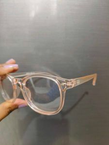 Transparent Unisex Eyeglass Frame