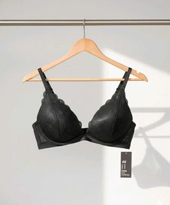Elegant Black Lace Bra