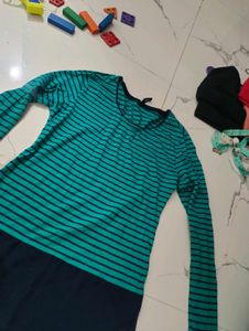 Max Striped Long Sleeve Top