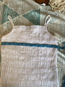 White Sleeveless Top