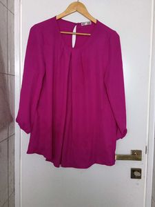 Pink Long Sleeve Top