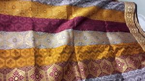 Multicolored Silk Saree