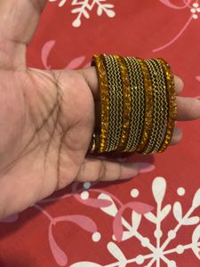 ❤️❤️KARWACHAUTH Gold Bangles - Set of 12❤️