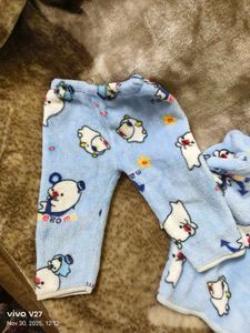 Cute Baby Blue Pajama Set