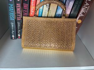 Gold Rhinestone Clutch