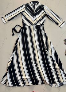 Striped Midi Dress