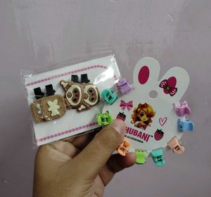 Cute Hair Clip Set- 2 Pack With Freebies ✅✅✅