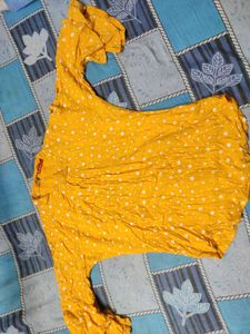 Yellow Floral Top