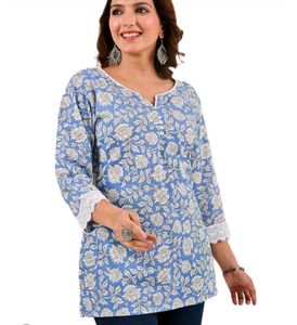 Short Kurti Blue