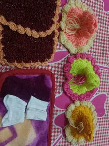 Thaakur Ji Woolen Dress Combo Of 4