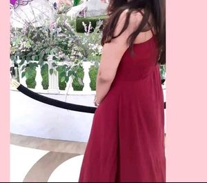 Elegant Red Maxi Dress