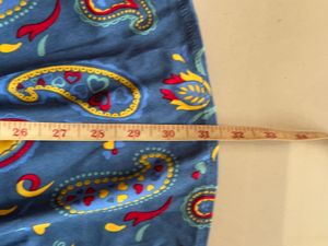 blue Y2k paisley print dress