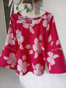 🆕 Pinteresty Royal Pink Short Kurta ✨🎀