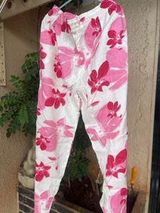 Pink Floral Print Button-Down Shirt