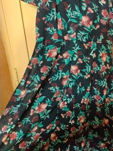 Black Floral Gown