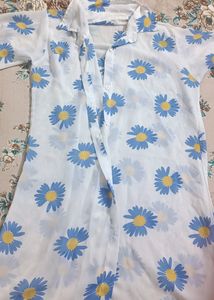 Stylish FLORAL PRINT Long  shirt