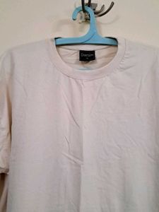 Oversized Cream T-Shirt