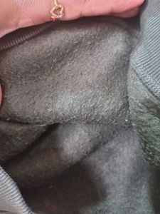 Olive Green Graphic Hoodie Perfect For Winter