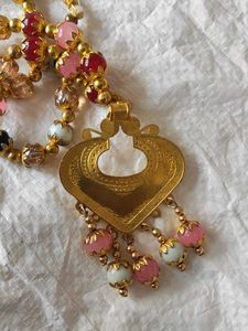 Multiple Color Beaded long Necklace