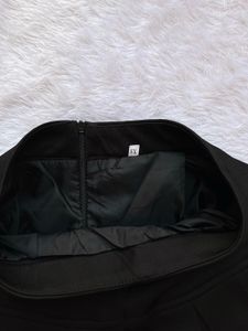Black Pleated Mini Skirt