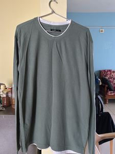 Olive Green Long Sleeve Tee