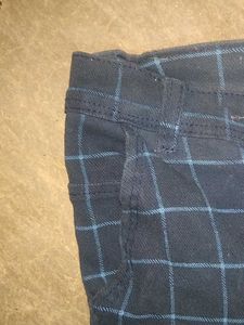 Checked Slim Fit Pants