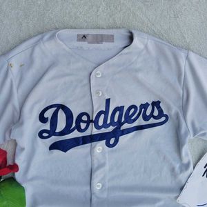 Dodgers white jersey for men and women both